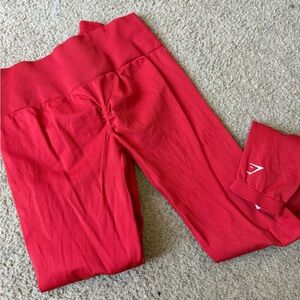 Red vital scrunch leggings